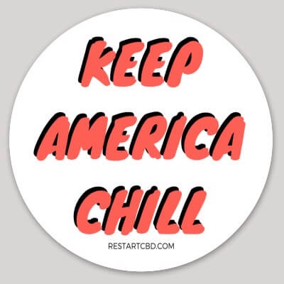 RESTART Stickers / Keep America Chill